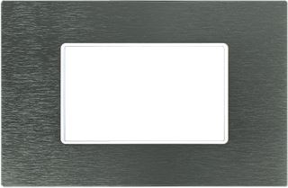 M2 3 gangs grey C aluminum cover 
