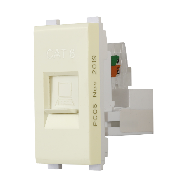 M2 23mm PC socket (cat 6)(ivory)