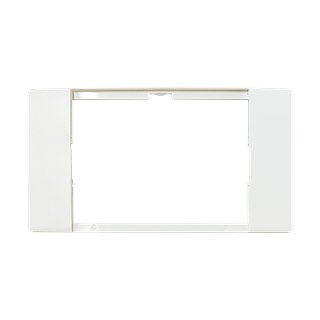 Piano Series 4 gang cover (white)