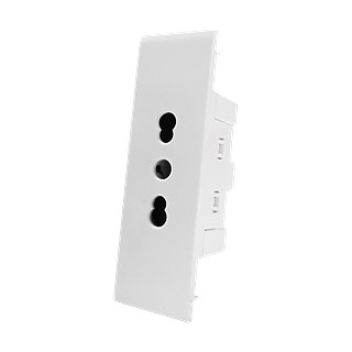 Piano Series 24mm 16A Italian socket (white)