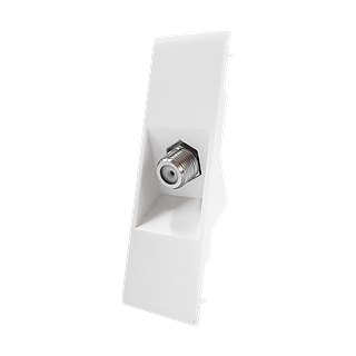 Piano Series 24mm Satellite socket  (white)