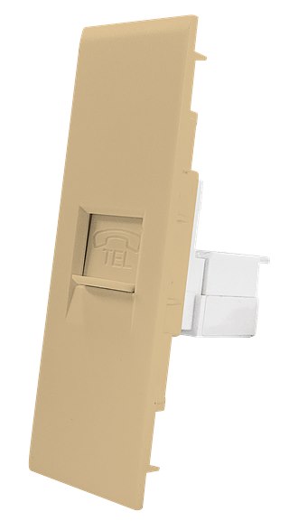 Piano Series 24mm Telephone socket  (champagne)