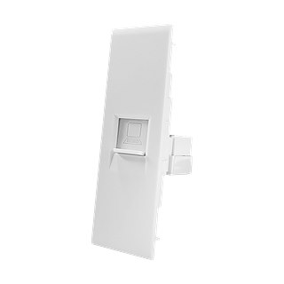 Piano Series 24mm Computer socket  (white)