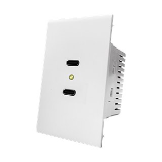 Piano Series 48mm 36W USBC+C socket  (white)