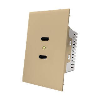 Piano Series 48mm 36W USBC+C socket  (champagne)