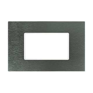 M2 4 gangs grey C aluminum cover