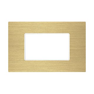 M2 6 gangs golden aluminum cover